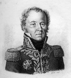 Portrett av generalmajor baron Louis Emmanuel (Louis-Emmanuel) Rey (1768-1846) - i "Portretter av franske generaler etter franskmennenes seire og erobringer"". Grav av Ambroise Tardieu i 1818. Stella Collection.
