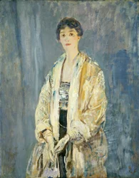Fru Francis Howard, ca. 1916–1918 (olje på lerret)