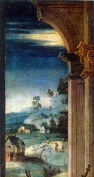 Fødselen (Olje på tre) 1550