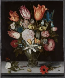Blomster i et glass