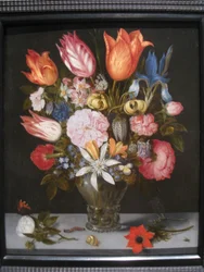 Blomster i et glass