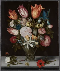 Blomster i et glass, 1606.