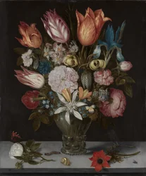 Blomster i et glass, 1606