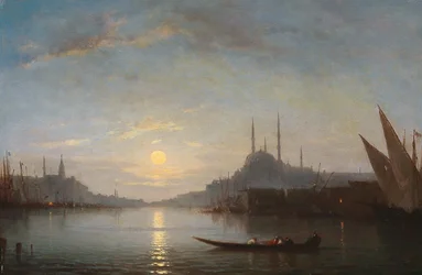 Det gylne horn med Süleymaniye-moskeen