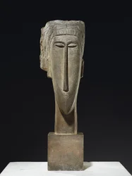 Hode, ca. 1910-12 (kalkstein)