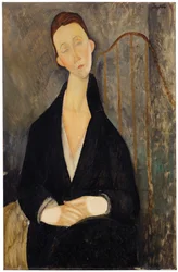 Lunia Czechowska (i den svarte kjolen)