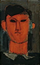 Portrett av Pablo Picasso, ca. 1915.