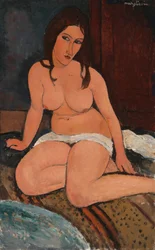 Sittende naken