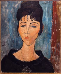 Ung kvinne med anheng (portrett av Béatrice Hastings)