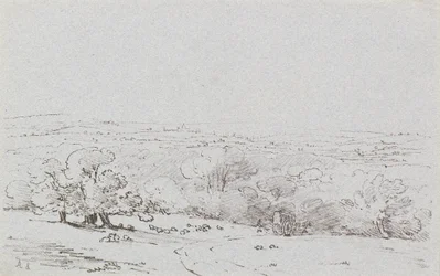 Carriage Approach to Bromley Hill, ca. 1803 (etsing)