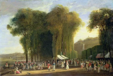 Jour de Fete at St.Cloud: Britiske tropper på vakt, september 1815 (panel)