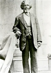 Benjamin 'Pap' Singleton (s/hvitt bilde)