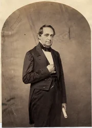 Hannibal Hamlin (1809-91), 15. visepresident i USA (salttrykt foto)