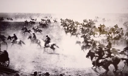 Husmenn som skynder seg inn på Cherokee Strip
