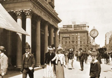 Fifth Avenue Hotel på Madison Square, New York City, 1896