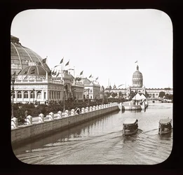 Verdens Columbian Exposition: Horticultural Building og Illinois State Building, Chicago, 1893 (lanternesklie)