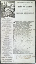 En monumental inskripsjon den femte mars, 1772 (trykk)