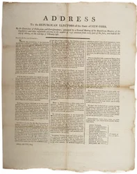 Tale til de republikanske valgmennene i staten New York, 6. april 1804
