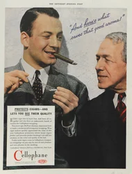 Annonse for DuPont Cellophane, 1937
