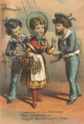 Annonse for Higgins German Laundry Soap, ca. 1880