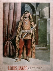 Annonse for Louis James As Othello