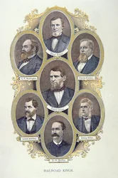 American Railroad Kings (farge litho)