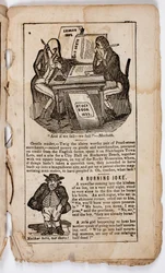 Og hvis vi mislykkes - mislykkes vi! Macbeth, side 7 fra Eltons Comic All-my-back, 1838