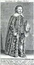 Archee, kongenarren, et portrett av Archibald Armstrong, av Thomas Cecill, 1639-1640