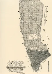 Kommisjonærenes kart over Manhattan