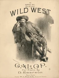 Omslag til resultatarket for Wild West Galop, 1888
