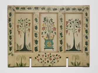 Ildfast plate, ca. 1820 (olje på furupanel)
