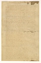 Første side av Mordene i Rue Morgue av Edgar Allan Poe, 1841