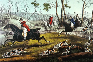 Fox chase, utgitt av N. Currer