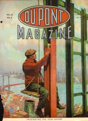 Frustrating the Iron Eater, forsiden av DuPont Magazine, mars 1919