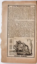 Hard Times, side 2 fra The American Comic Almanac for 1838