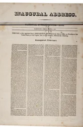 Innvielsesadresse til John Quincy Adams, 4. mars 1825 (se også GLC 696060)