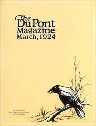Internasjonal konkurranse i kråkeskyting, forsiden av DuPont Magazine, mars 1924