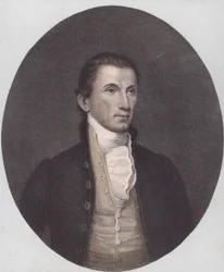 James Monroe (farget gravering)