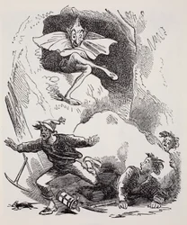 Kobolder, fra Verdensguiden til gnomer, feer, alver og andre småfolk av Thomas Keightley (1789-1872), utgitt 1880