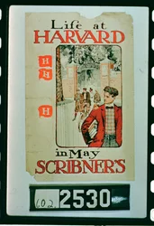 Life at Harvard, plakat som annonserer mai-utgaven av Scribners Magazine