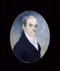 Miniatyr av William Cadogan Simes (1773-1824), ca. 1810-1824 (akvarell på elfenben)