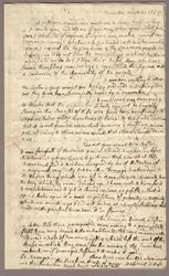 Side 1, Brev fra Abigail Adams til John Adams, 31. mars - 5. april 1776 (blekk på papir)
