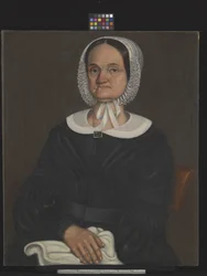Portrett av Sally Montgomery (olje på lerret)