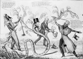 President Andrew Jackson (1767-1845) drepte Hydraen