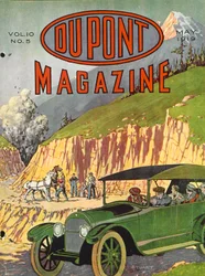 Veibygging, forside av DuPont Magazine, mai 1919