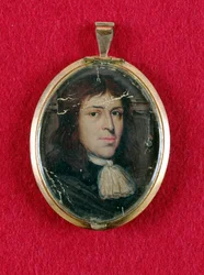 Samuel Parris, ca. 1685 (olje på kort)