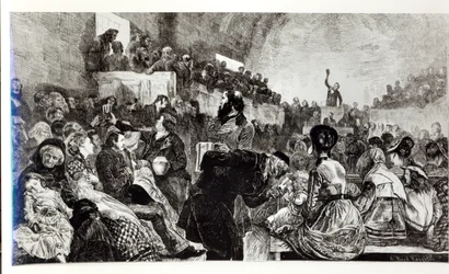Tjeneste i Mormon-tabernaklet i Salt Lake City, 1871
