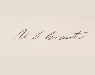 Signatur av Ulysses S. Grant (litho)