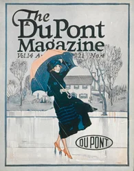 Something New in Sportswear, forside av DuPont Magazine, april 1921