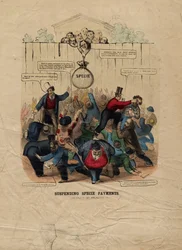 Suspendering av artsbetalinger, publisert i Philadelphia, ca. 1857